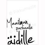 Maailman parhaalle äidille -postikortti