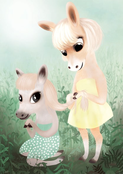 Siskokset - postikortti - Jonna Markkula