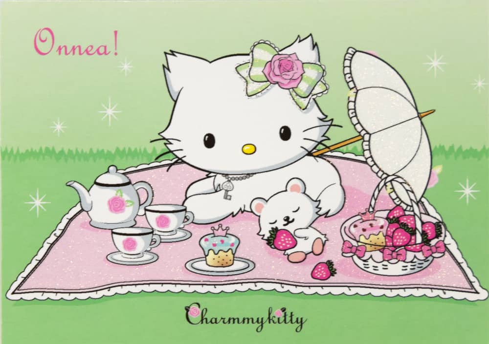 Hello Kitty - Piknik - postikortti