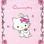 Hello Kitty - ruusukehys - postikortti