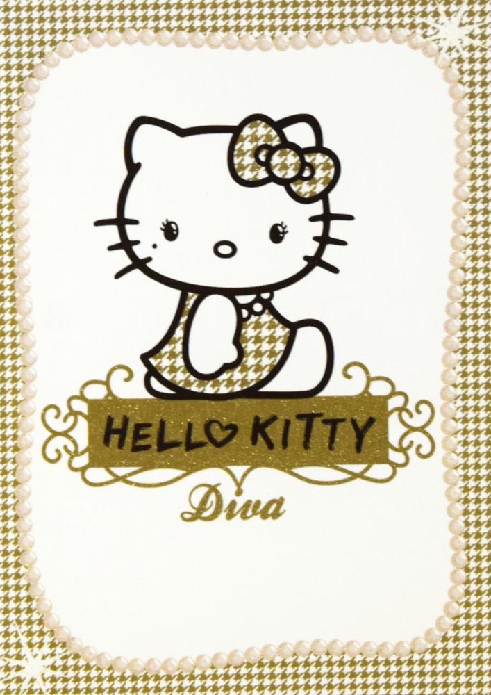 Hello Kitty - diva - postikortti