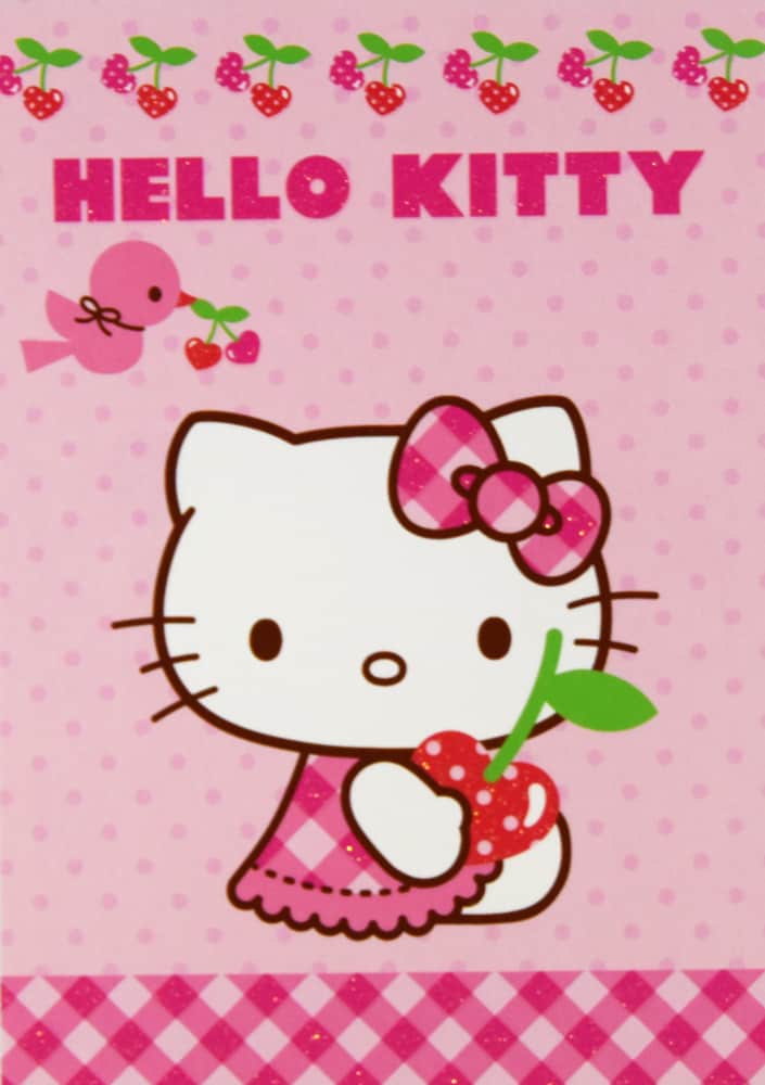 Hello Kitty - lintu - postikortti