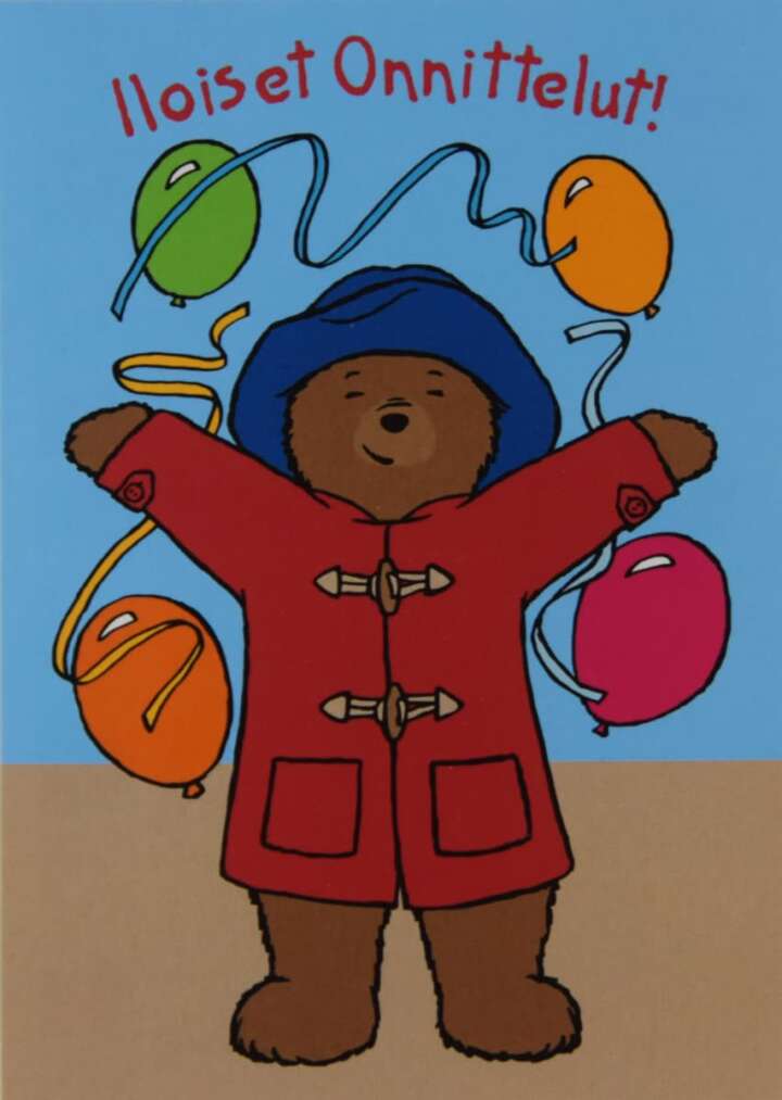 Paddington - Iloiset onnittelut - postikortti