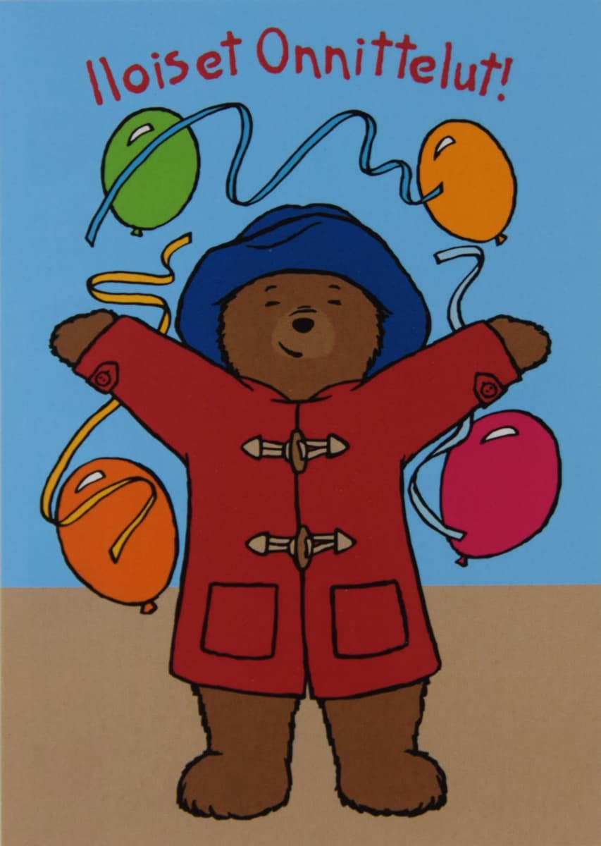 Paddington - Iloiset onnittelut - postikortti