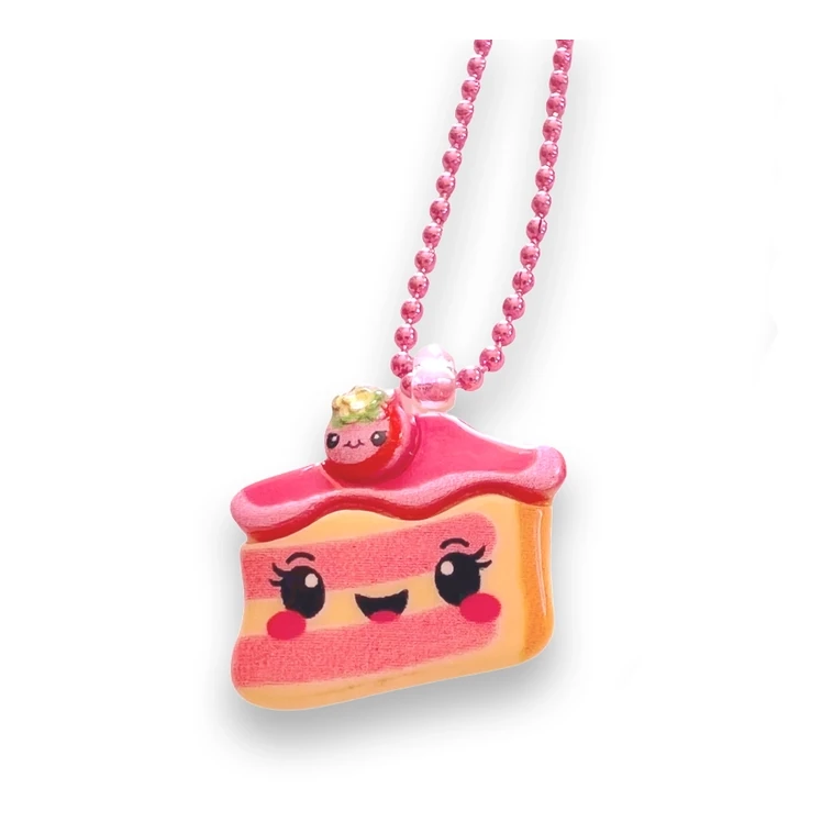 Kawaii-mansikkakakkupala kaulakoru - Pop Cutie