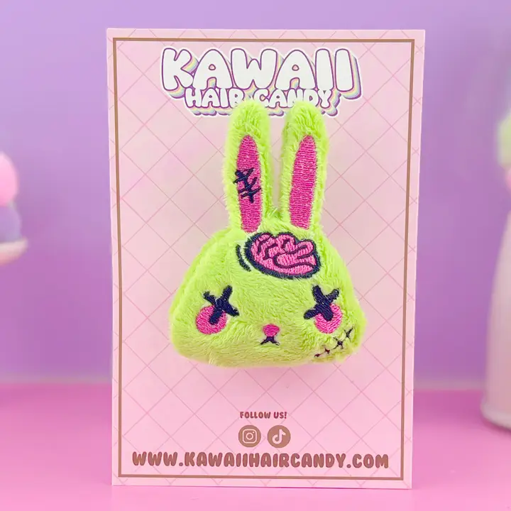 Zombipupu pehmohiuskoriste - Kawaii Hair Candy - Image 3