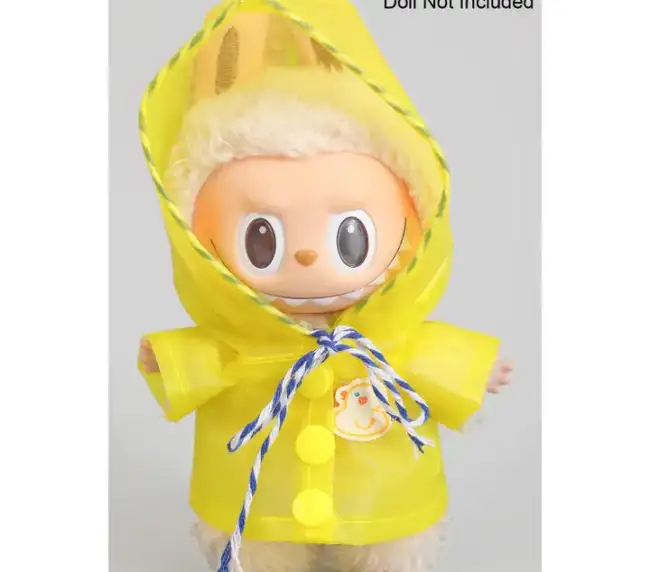 Keltainen sadetakki  - Labubu Outfit by Girly